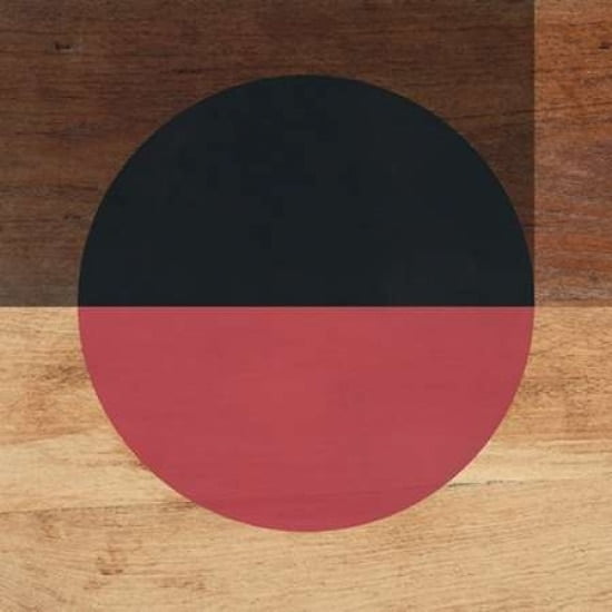 Mod Black and Red Poster Print by Linda Woods 24 x 24 Mod Black and Red Poster Print by Linda Woods 24 x 24